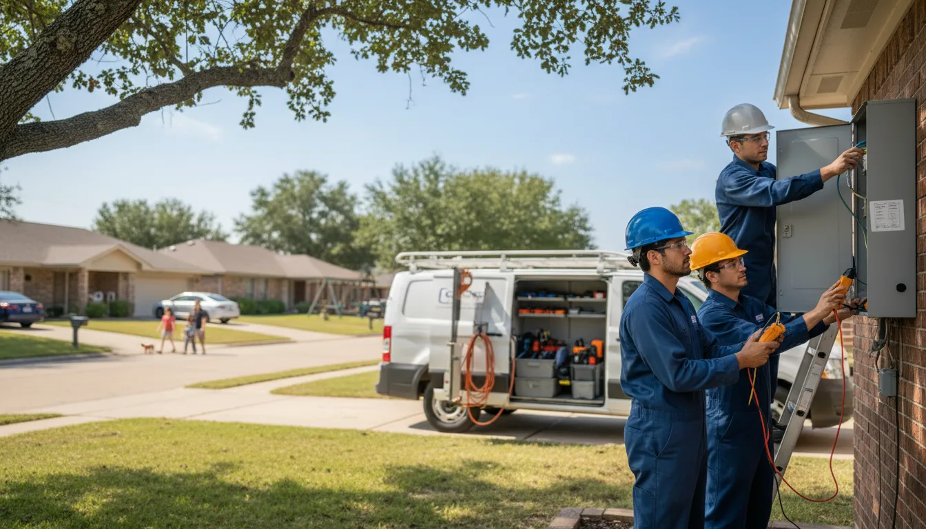 Certified electrician providing emergency electrical services in Littlerock, CA